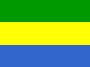 Drapeau national, Gabon