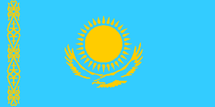Drapeau national, Kazakhstan
