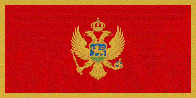Drapeau national, Monténégro