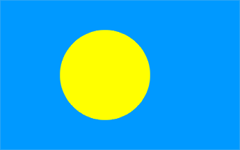 Drapeau national, Palau